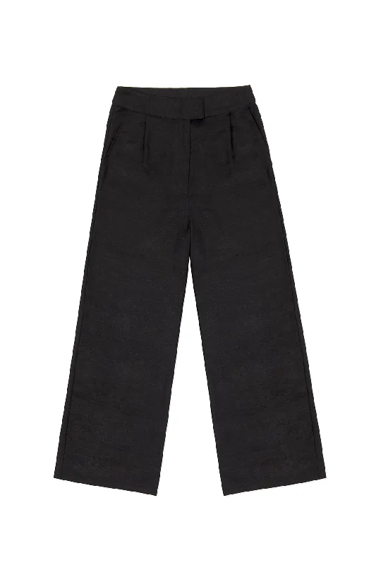  Trendy Looks On SaleTAILORED LINEN TROUSER IN BLACK